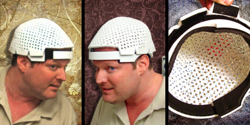 I make the laser helmet for hair loss that changed the world, The Laser Messiah II!